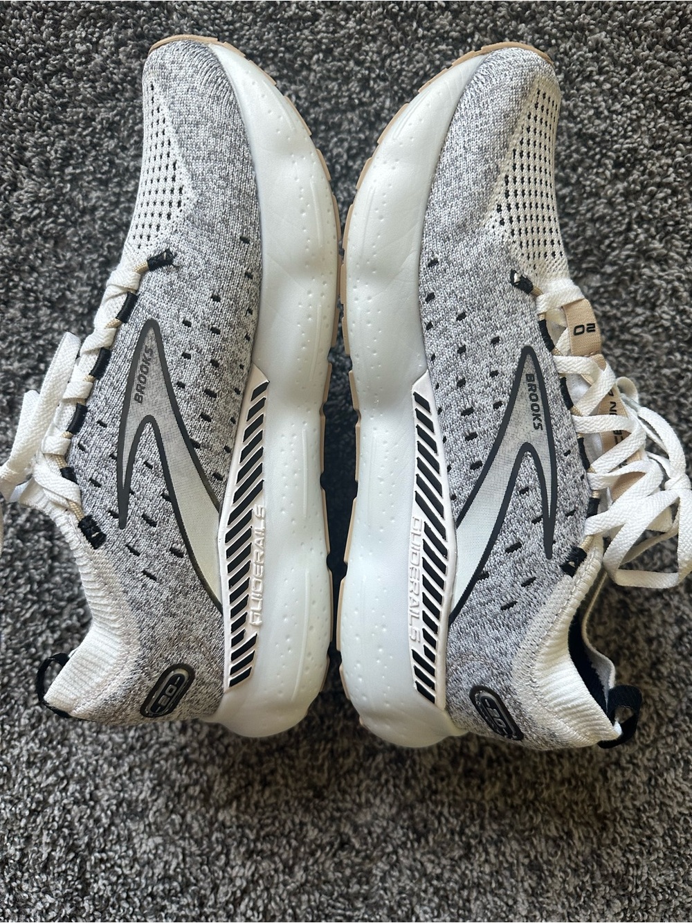 Women's BROOKS Glycerin Stealthfit GTS 20 Running Walking Gym Shoes 8.5 - Picture 3 of 12